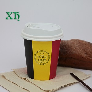 8 oz 250 ml pappers kaffekopp design tillverkare